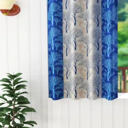 150 cm (5 ft) Polyester Semi Transparent Window Curtain (Pack Of 2)-7