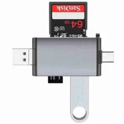 ANRENTOS 3 in 1 Card Reader USB Hub Type-C, USB, Micro USB 3.0 USB Adapter image 2
