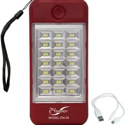 LED Torch with Power Bank Rechargeable 6 hrs Torch Emergency Light-image-55