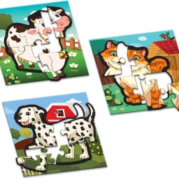 bookford My Baby'S First Pet Animals Jigsaw Puzzle Game & Fun and Learning image 3
