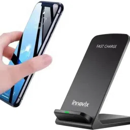 INNOVIX Fast Wireless Charger 15W Compatible for iPhone XS/XS Max/11/11 Pro Charging Pad-image-40