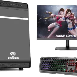 ZOONIS Gaming & Editing Complete Desktops Core i7 (16 GB DDR4/1 TB/256 GB SSD/Windows 10 Pro/4 GB 4GB GT-730 Graphics Card For Best Gaming Experiences/19 Inch Screen/Gaming Pc Full setup Core i7 (16 GB / 512 GB / Windows 11) with MS Office-14