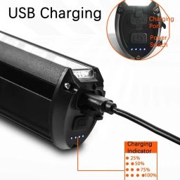 shivexim Super Bright LED Light 900 Lumens USB Rechargeable 2000 mAh-4 Modes, Waterproof LED Front Light image 5