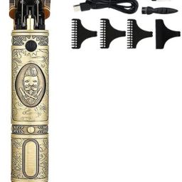 MTKtraders MAXTOP Golden Trimmer For Men & Women Clippers Haircut Grooming Kit Trimmer Trimmer 120 min Runtime 4 Length Settings-image-46