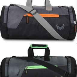 20 L Gym Duffel Bag - GYM DUFFLE BAG FOR INDOOR OUTDOOR SPORTS - Grey, Black, Green-image-99