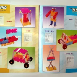 ivee international Construction Toys Mechanical Kit for Kids - Building Blocks and Models Construction 20 Model and 85+ Piece image 5