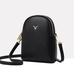 Black Women Sling Bag Small Crossbody Bags for Women Mini Cell Phone Purses (Color_Black)-image-56