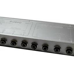 sriaarnika M J-10 Multiple Jack 1 to 4 Channel Dual Splitter Mono Passive Instrument In/Outs image 2