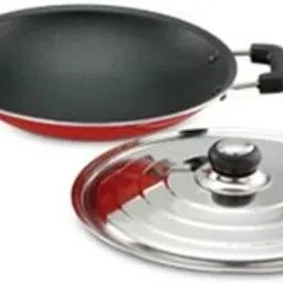 Good Chef Non stick Appachetty with lid. Appachatty with Lid 0.2 L capacity 20 cm diameter-picture-7