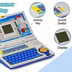 jr club Easily Learning ABC And 123 Mini Laptop With LED Display And Music image 3