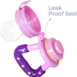 smily buds Silicone Food/Fruit Nibbler, Soft Pacifier/Feeder, Teether for Infant Baby- Silicon image 2