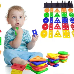 skediz Learning & Educational Geometry Shape Smart Activity color Block game for Kids image 5