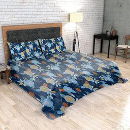 sj designer Cotton Double Flat 160 TC Printed Bedsheet-picture-21