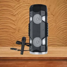 Clairbell Bluetooth Party Speaker with mic, AUX/TF Card USB, With Deep Bass Sound D354 20 W Bluetooth Party Speaker-image-14