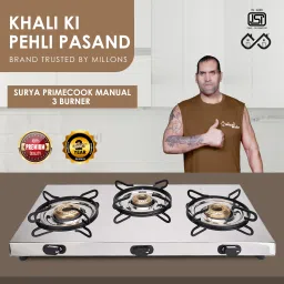Surya Primecook Manual Ultra Slim SS Stainless Steel Manual Gas Stove-image-25