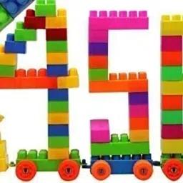 shreevi Medium Size Blocks Smart Activity Fun and Learning Train Blocks for Kids image 2