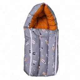 Carry Nest Space Grey Orange Medium Size Sleeping Bag-picture-38
