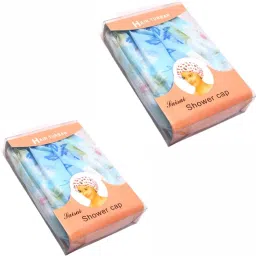 Reusable Elastic Water Proof Shower Cap Set of 2-11