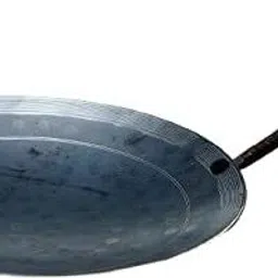 Iron tawa for roti chapati Tawa For Roti/ Paratha wooden handle Tawa 27 cm diameter (Iron, Wooden) wooden handle iron tawa Tawa 24 cm diameter-picture-1