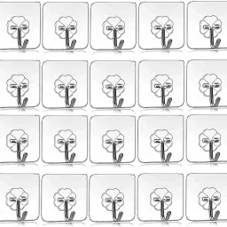 Strong Adhesive Hook Wall Door Sticky Hanger Holder for Kitchen Bathroom pack 20 Hook 20-14