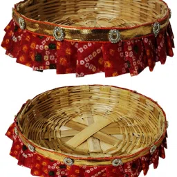 Handmade Woven Basket for Flower, Vegetable,Fruits Bamboo Fruit & Vegetable Basket-image-51