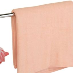 24 Inch Stainless Steel Towel Rod with Dual Hooks | Wall Mounted Bathroom Bar Stainless Steel Toilet Paper Holder-image-40