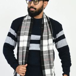 Life and style Striped Men Muffler-image-98