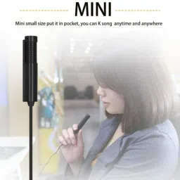 ELFOG Lapel Mic Lavalier Omni-directional Double Condenser Microphone Camera Microphone image 5