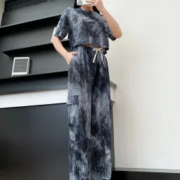 Top Palazzos Co-ords Set-image-40