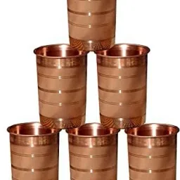(Pack of 6) Copper Glass CSSM (Pack Of 6) Glass Set Water/Juice Glass-15