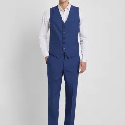 Men Solid Double Breasted Casual Blazer-image-31