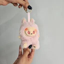 barkhamist Labubu Soft Toy Character Plush Monster Trending Key Chain - 15 cm image 4
