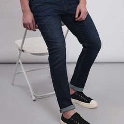 lee Men Skinny Mid Rise Blue Jeans-picture-2
