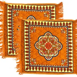 Yellow Velvet Area Rug-image-2