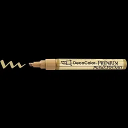 marvy uchida DecoColor Premium Paint Marker Chisel Tip GOLD (Pack of 1) image 3