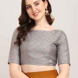 Boat Neck Women Blouse-image-10