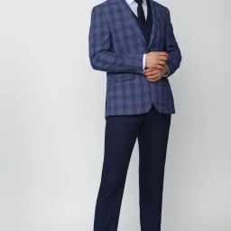 Men Single Breasted - 2 button Checkered Suit-picture-10