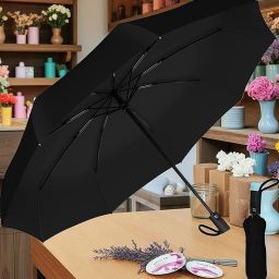 en,Women,Kids,Girls,Boys - 3 Fold with Auto Open and Close Umbrella (Black)_36 Umbrella-image-67