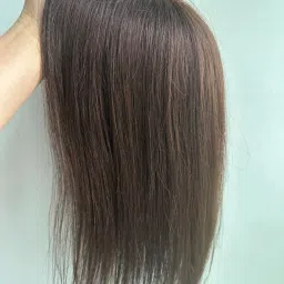 3*5 Lace Topper women hair patch Length-20 inch (Natural Black) Hair Extension-image-58