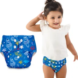 BASIC Reusable Cloth Diaper with NEW Quick Dry UltraThin pads-4