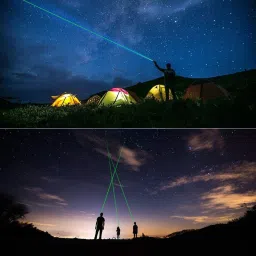 SERVEUTTAM 5 Mile Powerful Laser 303 Adjustable Focus 532nm Green Laser Light Flashlight Laser Pointer Pen for Hunting image 3