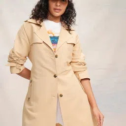 Women Solid Tailored Jacket-image-52