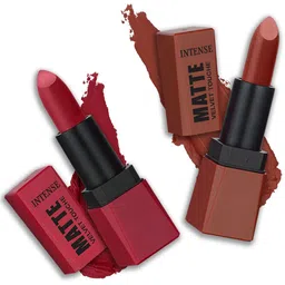 PERPAA Sensational Matte Intense Velvet Touche Set Of 2 Lipstick - MoodyMaroon&BrownSugar image 4