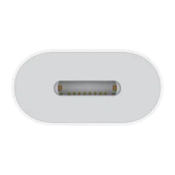 Apple Type C to Lightning Adapter (Durable Braided, White) image 3
