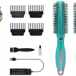 J & F Hair Trimmer/Clipper, Round Roller Hair Comb ( Pack of 2 ) Personal Care Appliance Combo-image-25