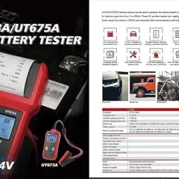 naafie UNI-T UT675A Digital Battery Tester image 5
