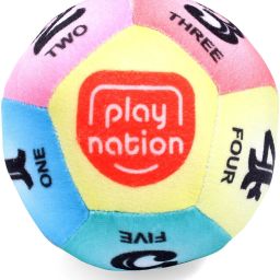 Premium Numbers Themed Soft Ball for Kids | Non-Toxic Plush Toys for 3+ Months- 12 cm-7