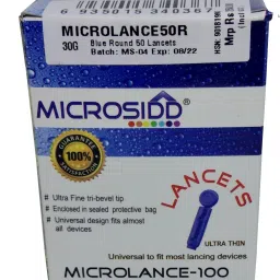 MICROSIDD MICROLANCE50R Glucometer Lancets image 1