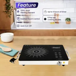 wegreet 2200 w Radiant Cooktop Touch Panel, Jog Dial, Push Button image 4