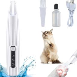 Professional Cordless Pet Grooming Clippers for Dogs Cats Grey Pet Hair Trimmer-27